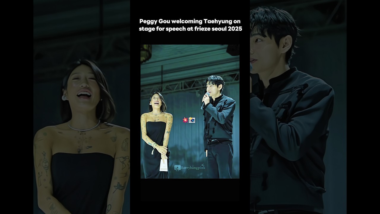 Lisa and Jisoo's reaction to Taehyung's speech at Paradise art night 2025💖💜 #btsblackpink #taehyung