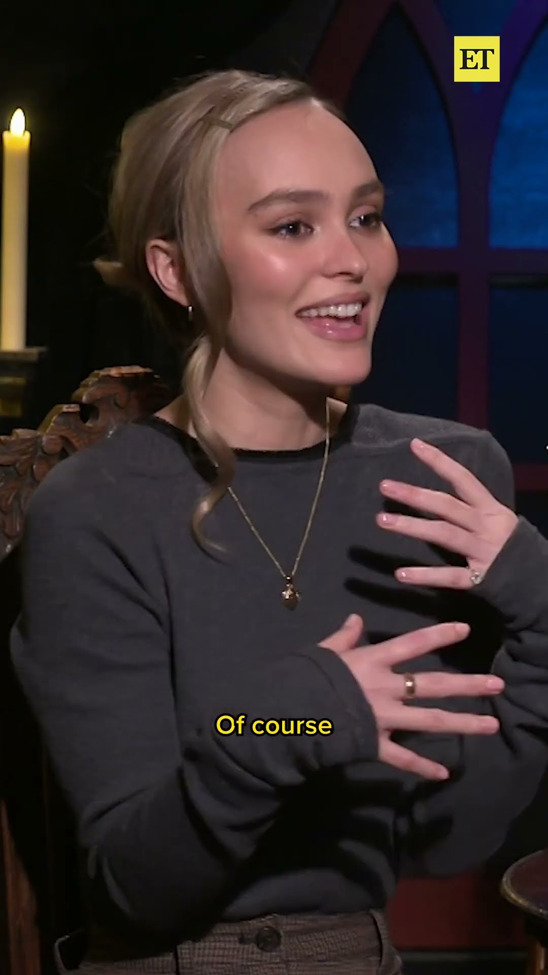 Lily-Rose Depp on Working With Movement Coach for ‘Nosferatu’ #lilyrosedepp #nosferatu #shorts