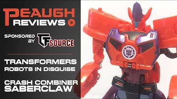 Video Review: Transformers: Robots in Disguise - Crach Combiners SABERCLAW