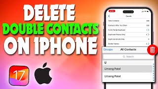 how to delete double contacts on iPhone | F HOQUE | screenshot 5
