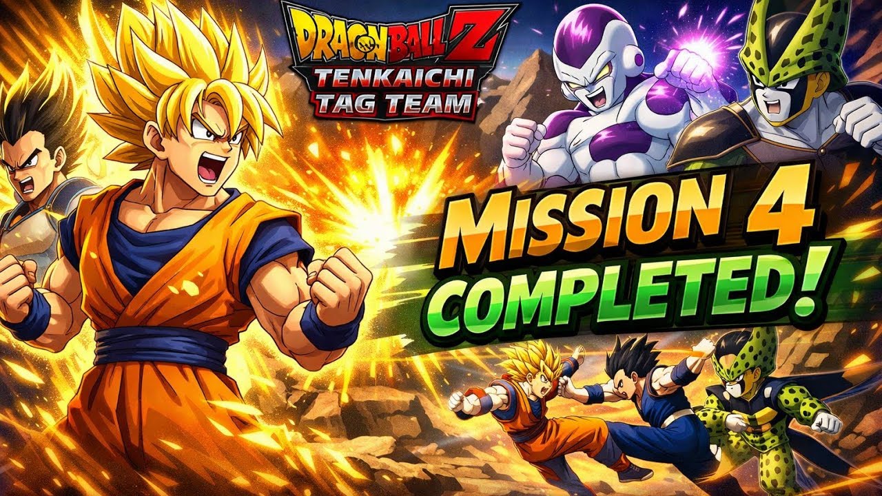 Dragon Ball Z: Tenkaichi Tag Team !! Fourth mission completed 💪