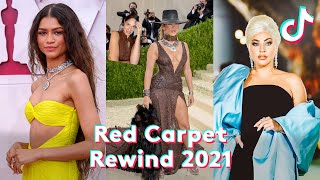 Red Carpet Rewind 2021 📸 Oscars, Met Gala, Golden Globes & More | TikTok Compilation | InStyle