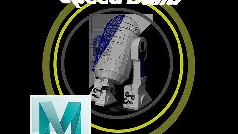 R2D2 Speed Build Maya 2020