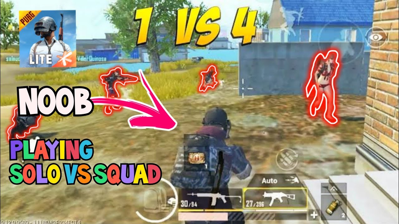 NOOB plays | PUBG MOBILE LITE | GAMEPLAY | Solo vs Squad | @Vintage ...
