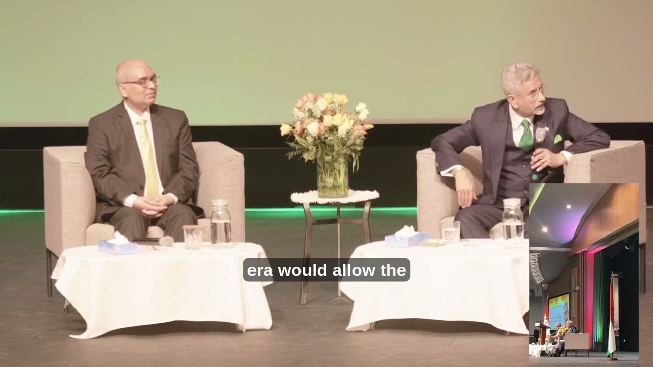 Interaction with Dr. Jaishankar on AI and it's impact on India's Diplomacy and Bilateral relations