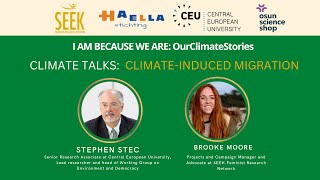 Climate Talks: climate-induced migration, the Sendai Framework and activism