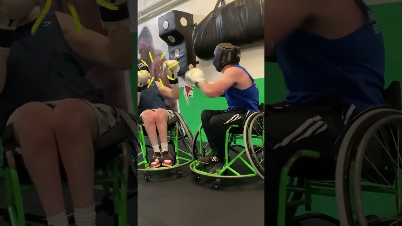 adaptive boxing sparring