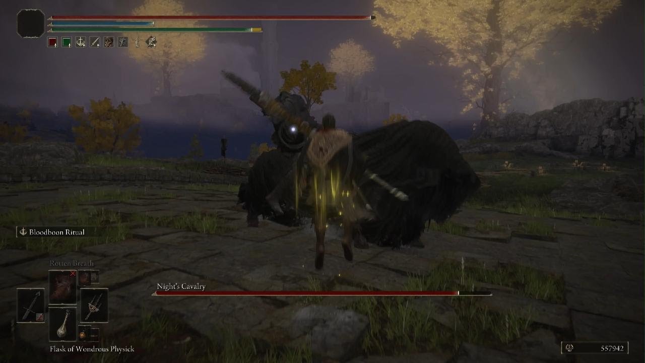 ELDEN RING Boss 25 Night's Cavalry (NG+7) YouTube