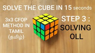 Here is the 3rd step to solve cube faster... learn #oll (orientation
of last layer) oll comes after f2l #rubik'scube #cfop for beginner's
method ...