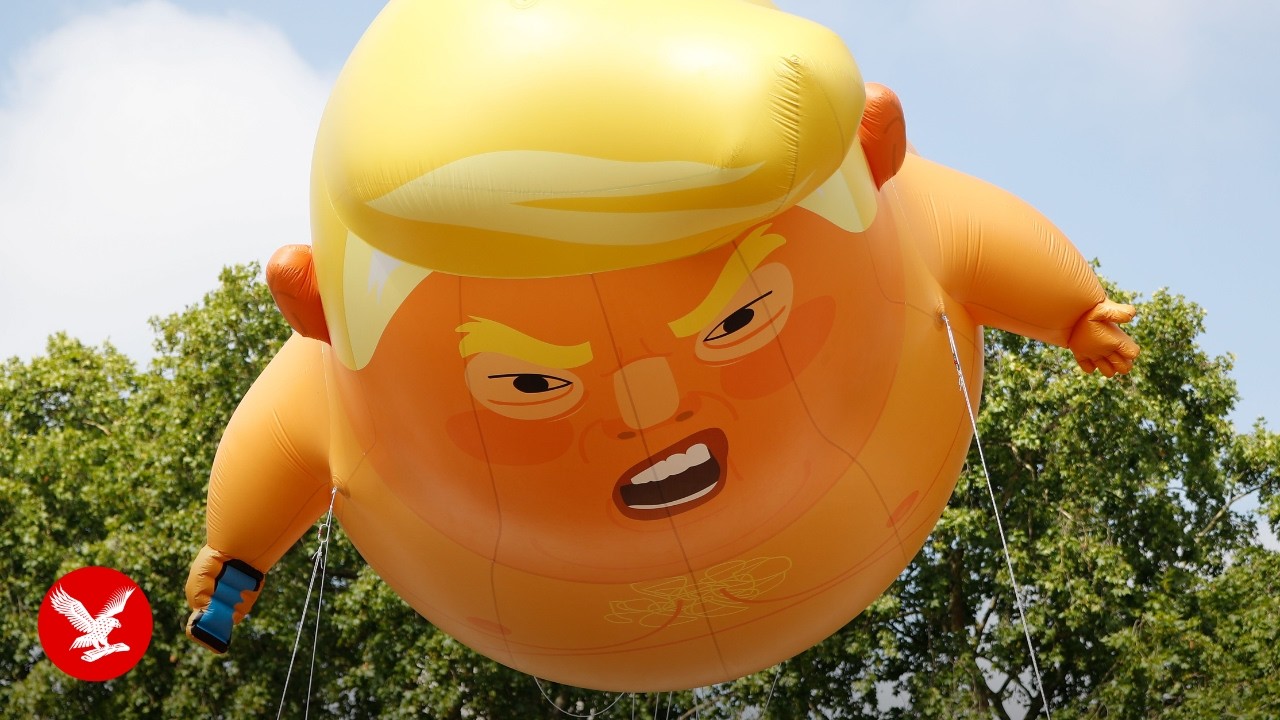 'No laughing matter anymore': Trump Baby blimp creator on state visit