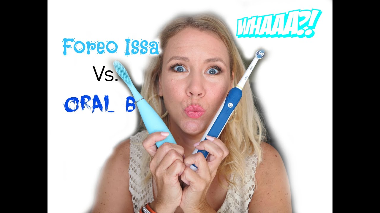 Foreo Issa vs. Oral B Electric Toothbrush | BEAUTY OVER 40