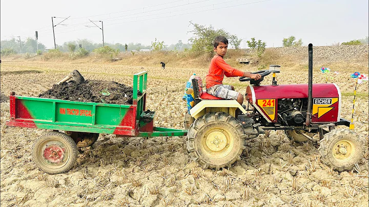We Brought Over Load Fertilizer On The Eicher Tractor | Tractor Video | Jcb | Jcb Video 