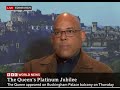 Guy Hewitt speaks to BBC World News on the Queen's Platinum Jubilee.
