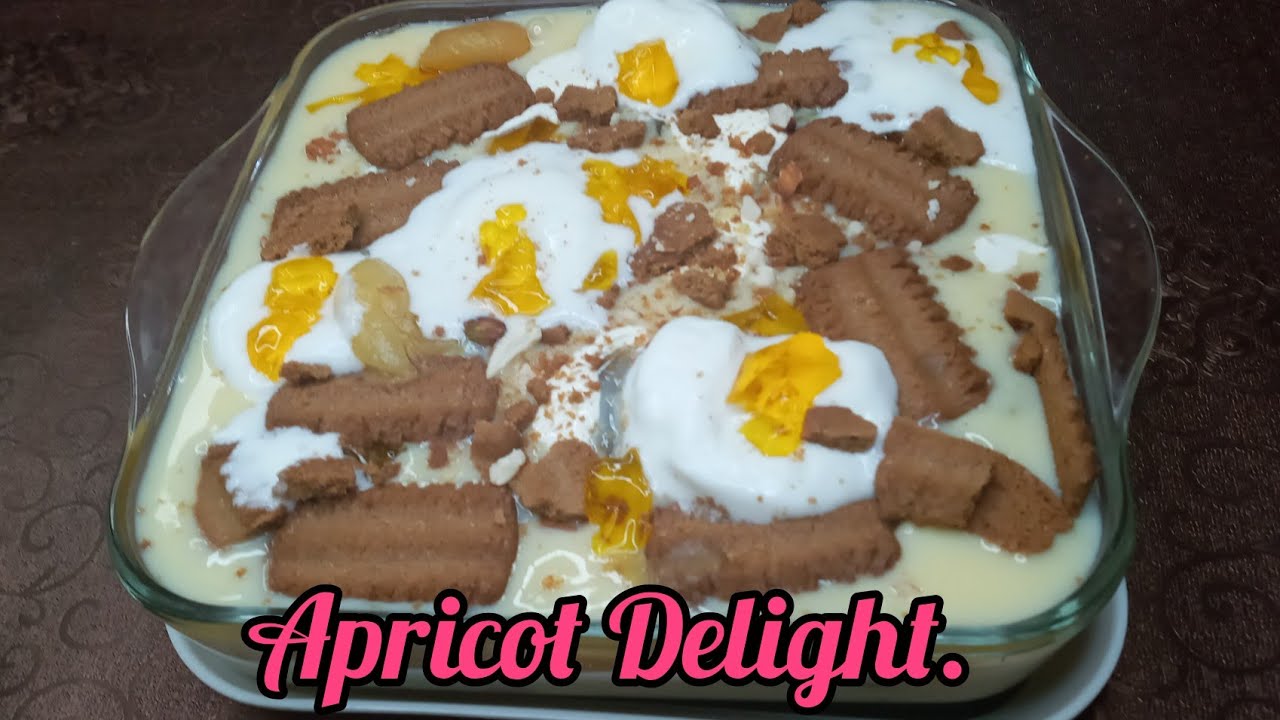 Apricot Delight Recipe. Homemade dessert How to make apricot Delight at home. YouTube