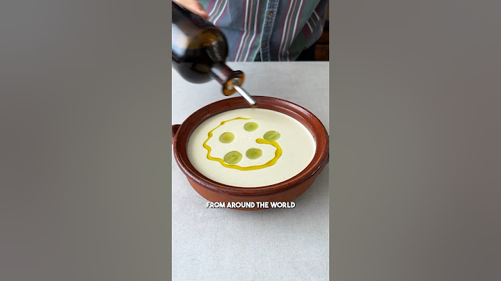 This Spanish soup is made without cooking - Ajo Blanco #shorts