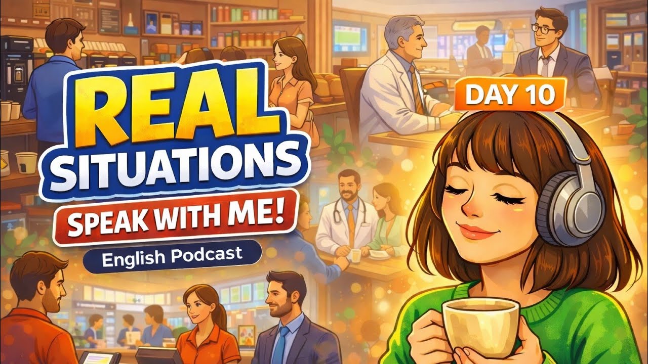 Day 10 — Speak English With Me: Real-Life Situations Practice! 🗣️💡