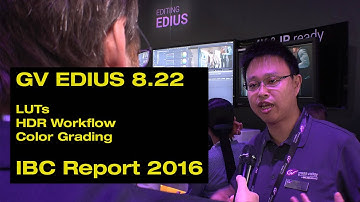 Grass Valley EDIUS 8.22 - Gespräch mit Produktmanager Alex Kataoka (ibc Report 2016 in 4K)