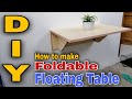 DIY FoldingTable | Minimalist Folding Table | Murphy Desk | Paano Gumawa ng Folding Table | chitman