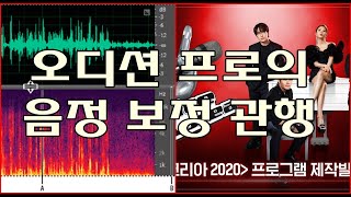 노래 오디션프로 음정 보정에 대하여,( feat. Voice Korea 2020)