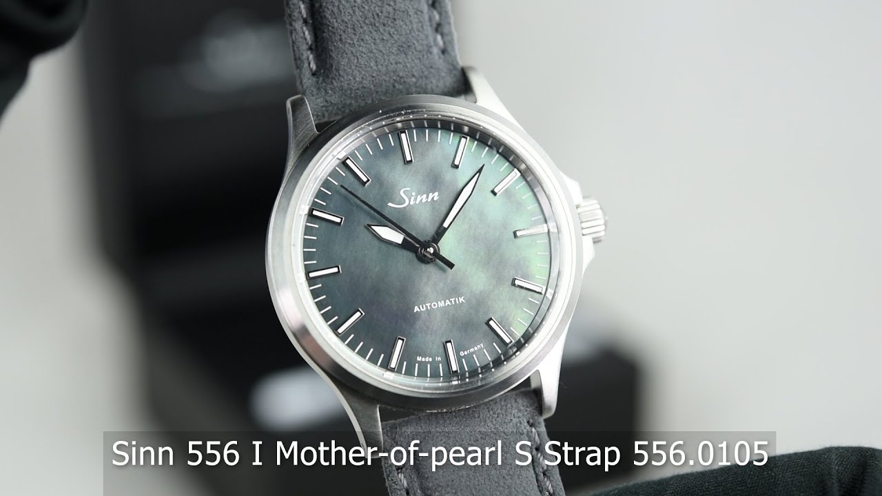 Sinn 556 I Mother-of-pearl S Strap 556.0105 - YouTube