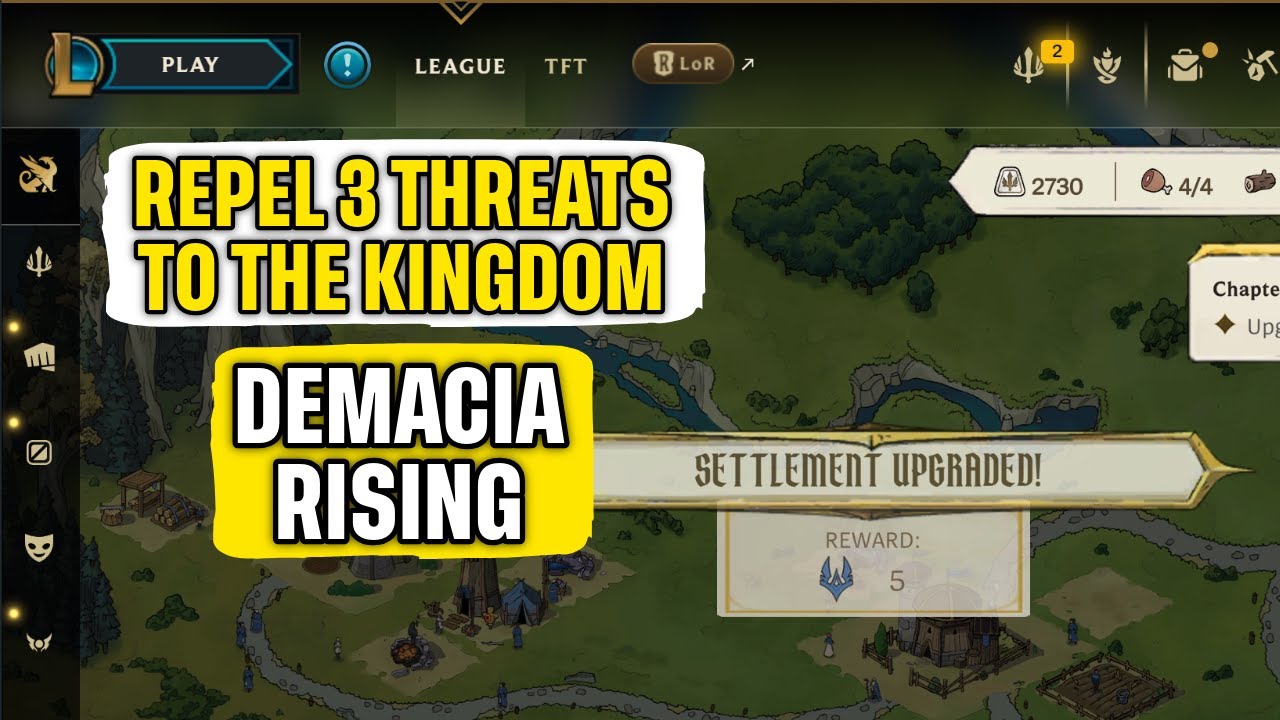 How to Repel Three Threats to the Kingdom Demacia Rising Quick Guide ...