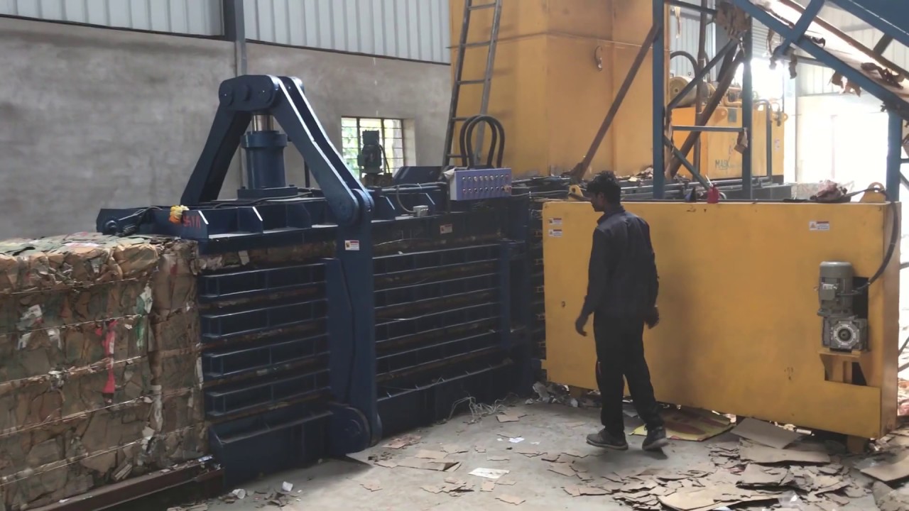 Top Force Auto Tie Horizontal Baler by MASK HYDRAULIC MACHINERIES
