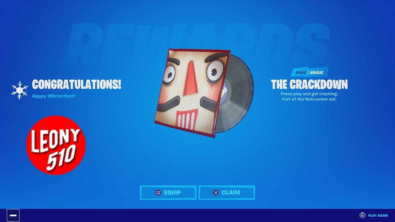 Open Frozen Loot (Fortnite Winterfest Challenges) The Crackdown Music