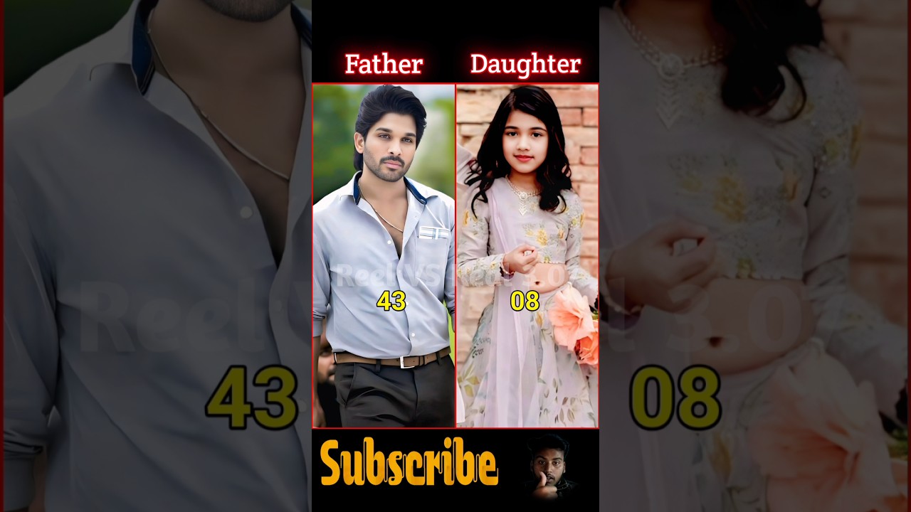 South actor father 😘 daughter age✨💗(Part-41) 