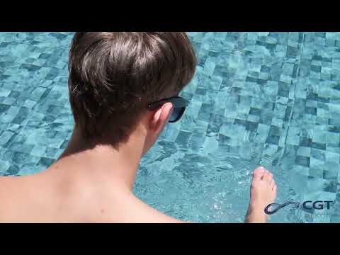 3D Лайнер (плівка ПВХ) для басейнів Fidji Green CGT Alkor AQUASENSE EMB 1,65х21, видео 1