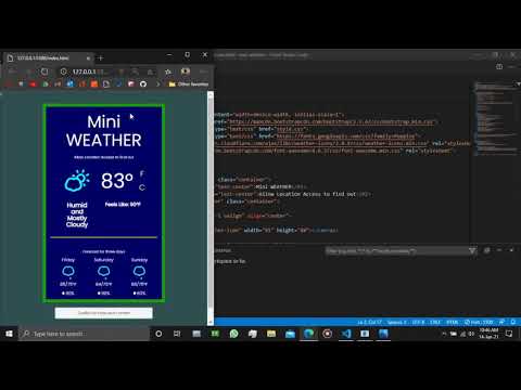 CS50 Final Project - Mini Weather