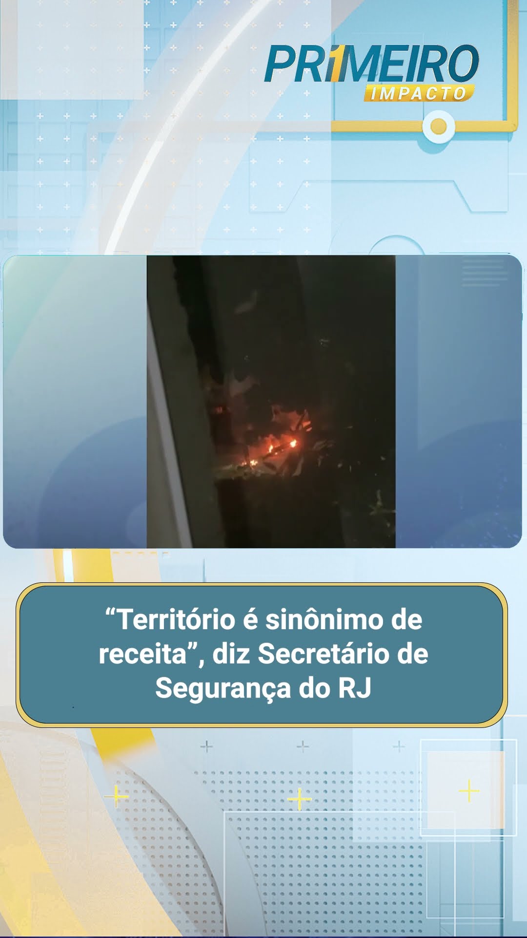 “Território é sinônimo de receita”, diz Secretário de Segurança do RJ