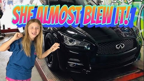 TRIED Teaching My Daughter To Use Paddle Shifters in the Q50