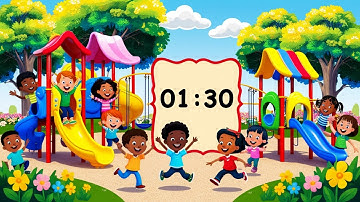 1 minute 30 Second Countdown Timer with Music For Kids