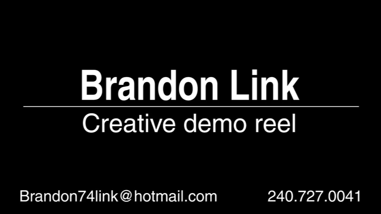 Brandon Link Creative Reel - YouTube