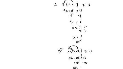 Solving inequalities part 1