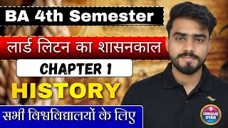 Ba 4th Semester History Chapter 1 💥 History of Modern India /Aaryan Srivastav