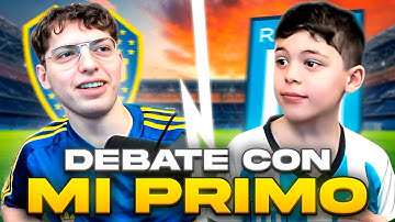DEBATE Y RETOS DE FUTBOL CON MI PRIMITO DE 8 AÑOS - ¿SABE MAS DE FUTBOL QUE YO?