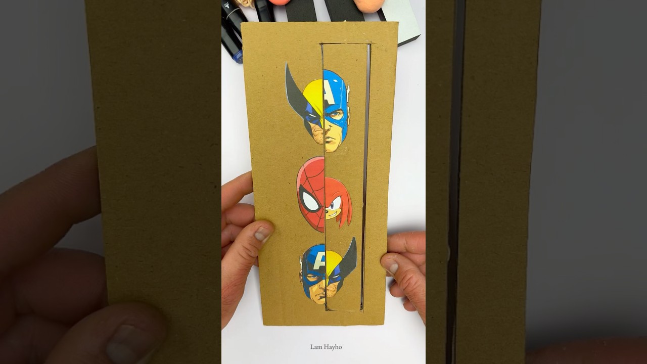 Spiderman Brand New Day Amazing Cardboard Crazy Flipping Challenge 😍 #spiderman #brandnewday