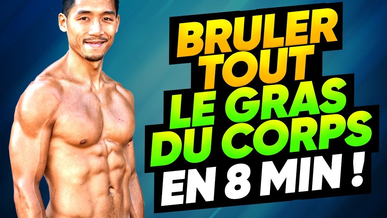 Programme BRÛLE GRAISSE 🔥 EN 8 MIN - POUR LE VENTRE, BRAS, JAMBES se muscler le bas du dos