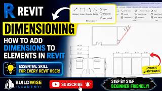 How to Add Dimensions to Elements in Revit | Revit Dimensioning