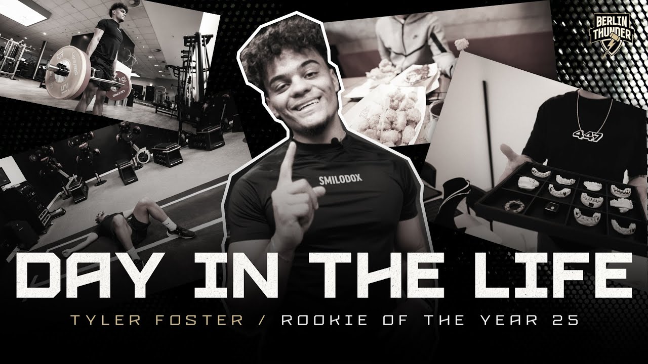 A Day in the Life – Rookie of the Year 2025 Tyler Foster | Gym, Grillz & Berlin Food