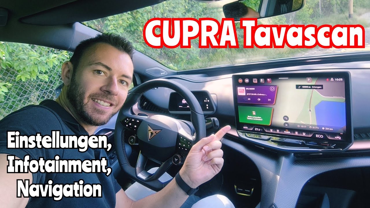 CUPRA Tavascan - Einstellungen, Infotainment, Navigationssystem, Ladeplanung, Assistenzsysteme