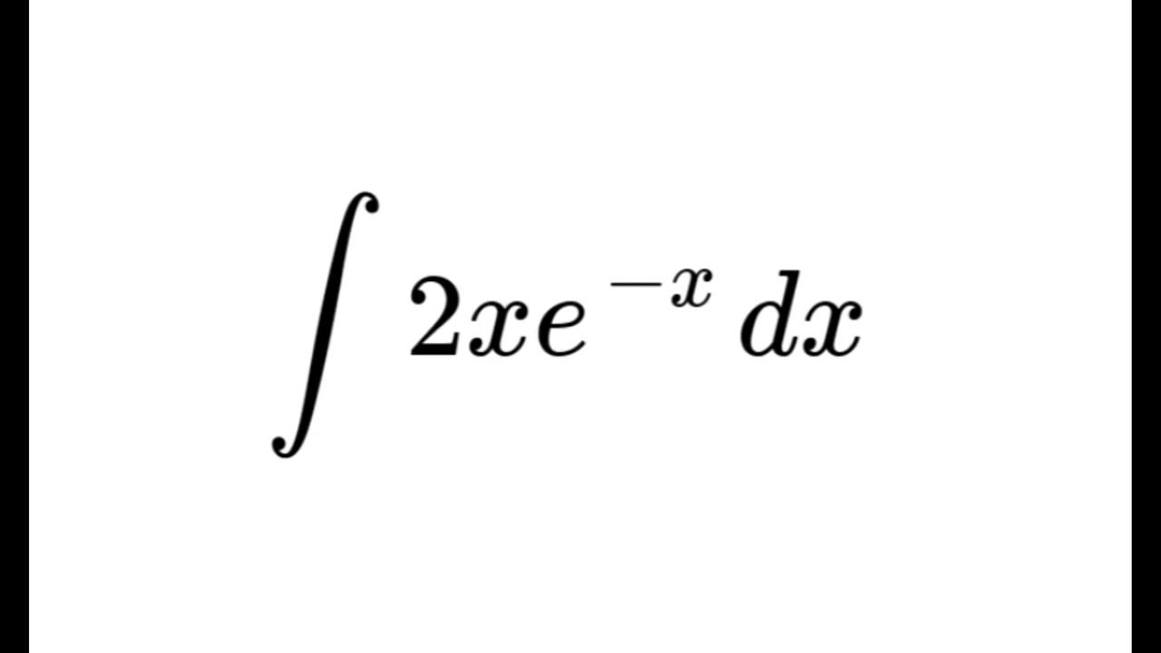 Integrals 16 Integral Of 2xe x Dx CAPE Pure Maths Unit 2 Paper integrals-16-integral-of-2xe-x-dx-cape-pure-maths-unit-2-paper