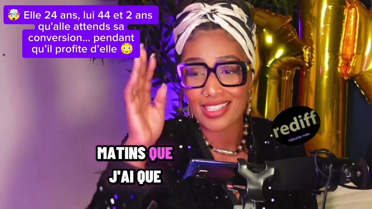 213. 🤯 Elle 24 ans, lui 44 et 2 ans qu'alle attends sa conversion… pendant  qu’il profite d’elle 😳