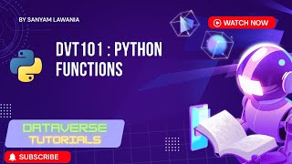 Lecture 10 - Python Functions – Complete Beginner to Advanced Guide in Hindi | DVT101