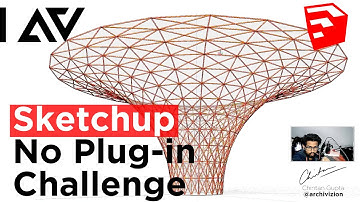 SKETCHUP - NO PLUGIN CHALLENGE #010