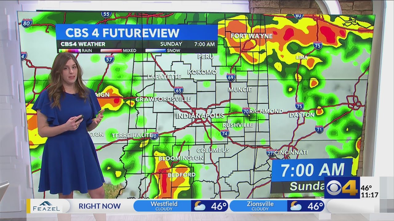 Rain showers on the way - YouTube