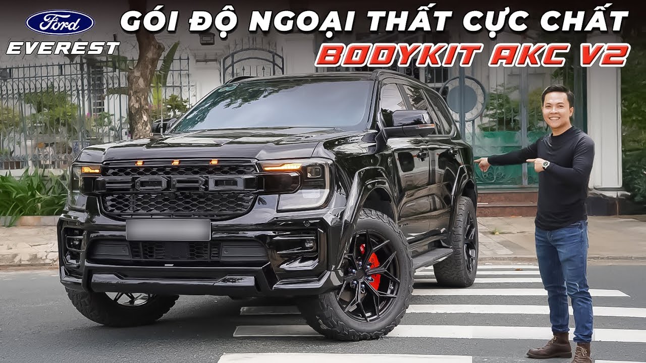 Gói độ ngoại thất Bodykit AKC V2 Thailand cực chất tại Showroom chuyên độ Ford Everest | BROAUTO