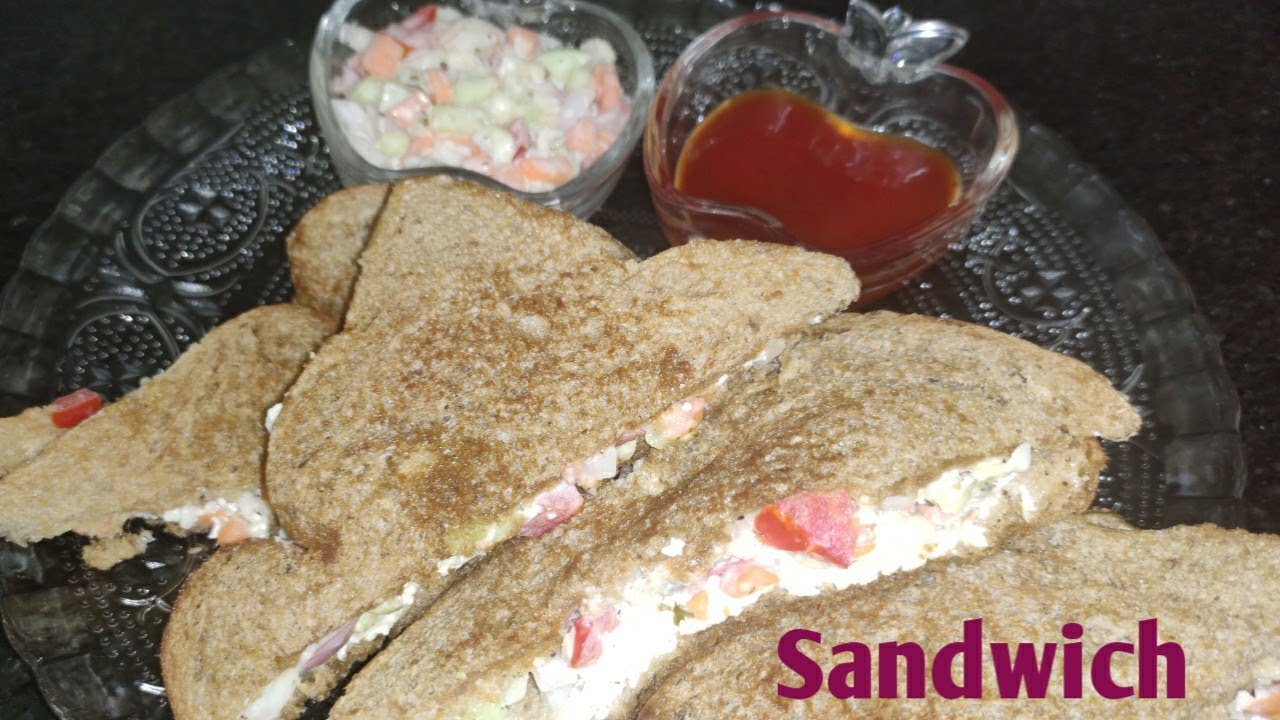 Vegetable Sandwich Recipe On Tawa In Telugu Mayonnaise Sandwich YouTube