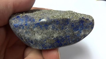 Polished Lapis Lazuli with Natural Pyrite ref6745